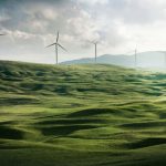 Energy Efficiency - wind turbine surrounded by grass