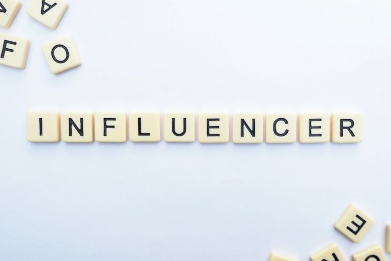 Influencer Marketing - influence letters on floor
