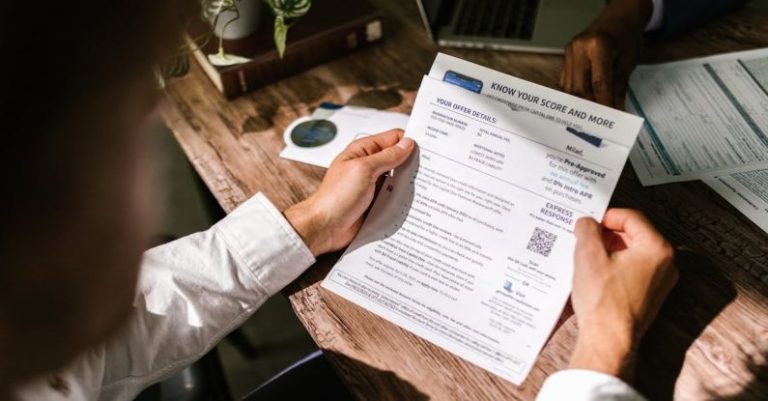 Pre-approval Letter - Person Reading A Document