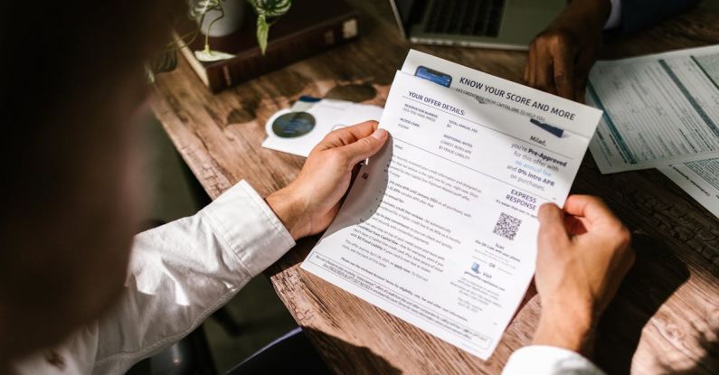 Pre-approval Letter - Person Reading A Document