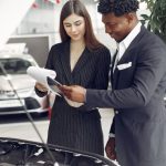 Customer Review - Businessman Looking at a Document