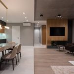 Off-plan Property - Dining room with table and near open plan kitchen