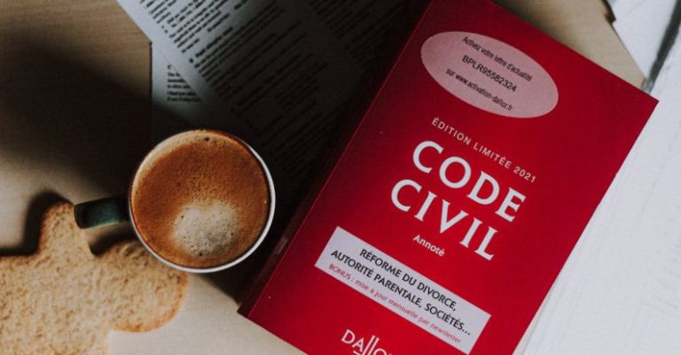 Legal Book - Cup of cappuccino and cookie placed near book on desk