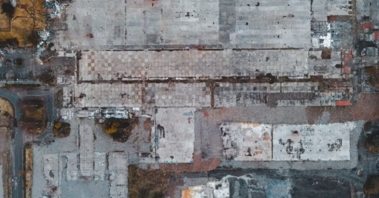 Vacant Property - Concreted Ground of a Vacant lot