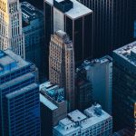 Commercial Buildings - Close-up Aerial Photo of Cityscape