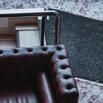 Residential Design - Leather Sofa and an Armchair in a Living Room