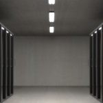 Big Data - Black Server Racks on a Room